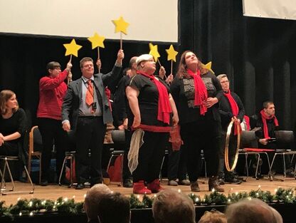 Weihnachtsfeier der Hellweg-Werkstätten